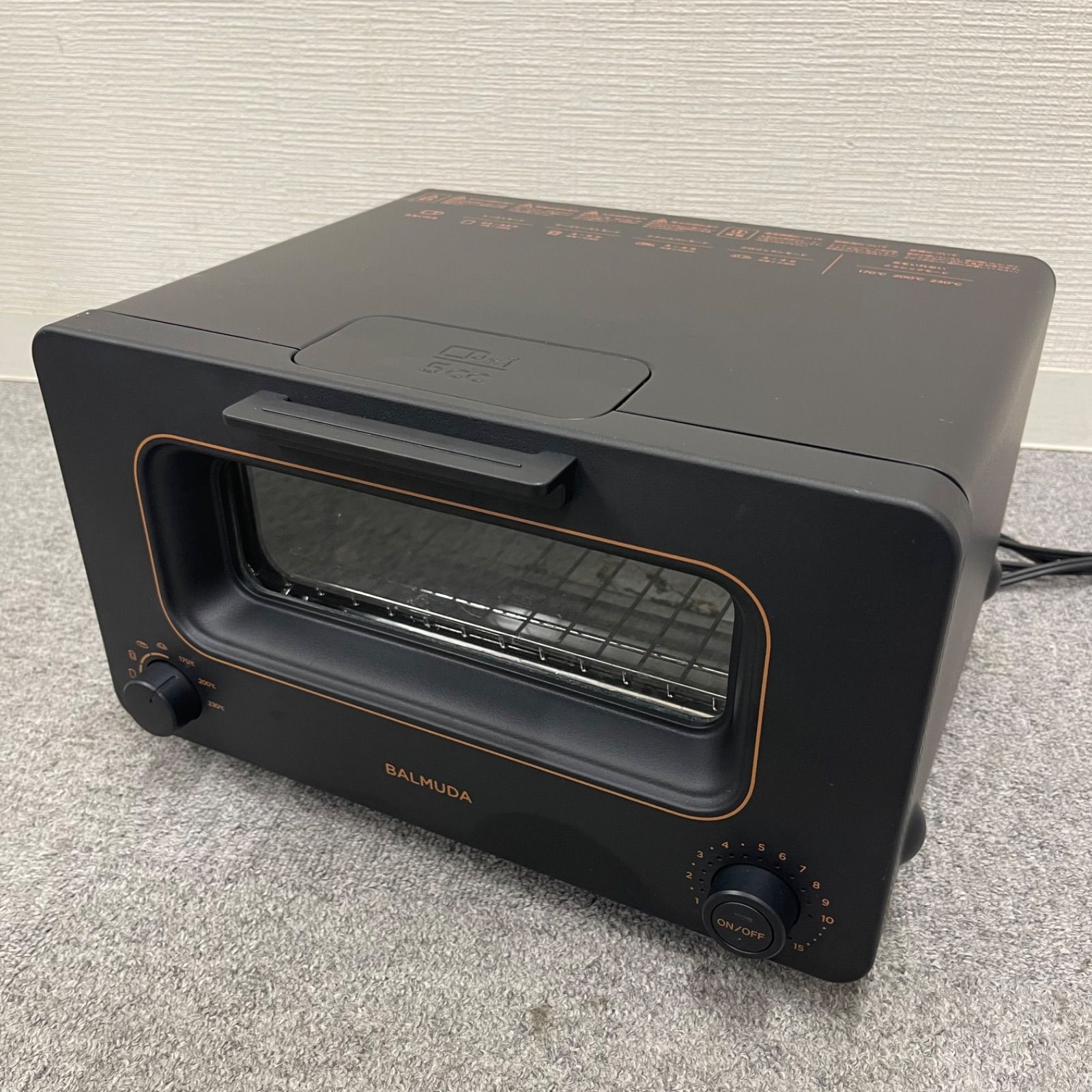 NPA】2021年製 BALMUDA バルミューダ スチームトースター K05A-BK 