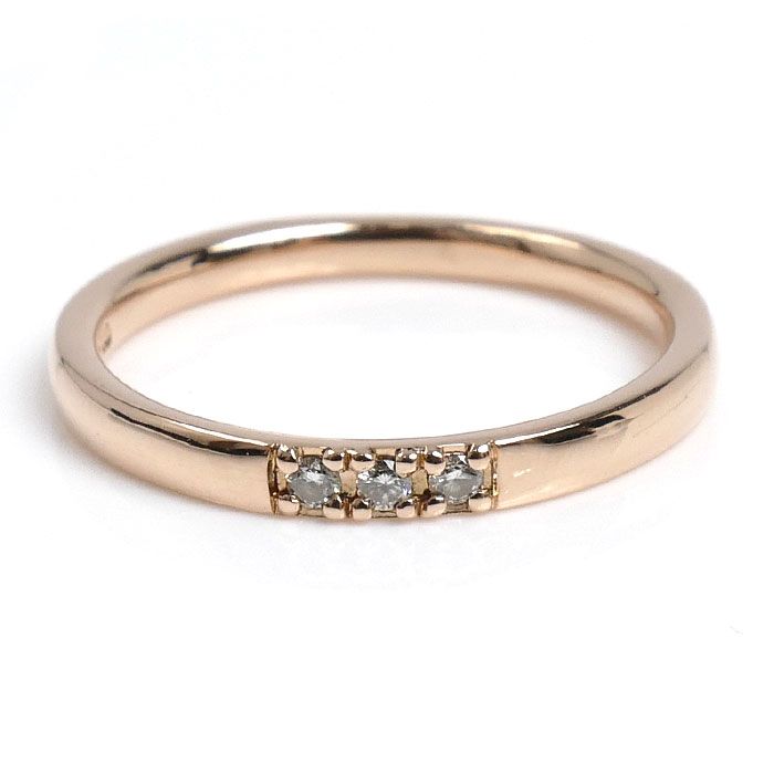 4℃ ヨンドシー K10PG ダイヤモンド リング 4℃ ヨンドシー K10PG ピンクゴールド リング・指輪 ダイヤモンド 10号