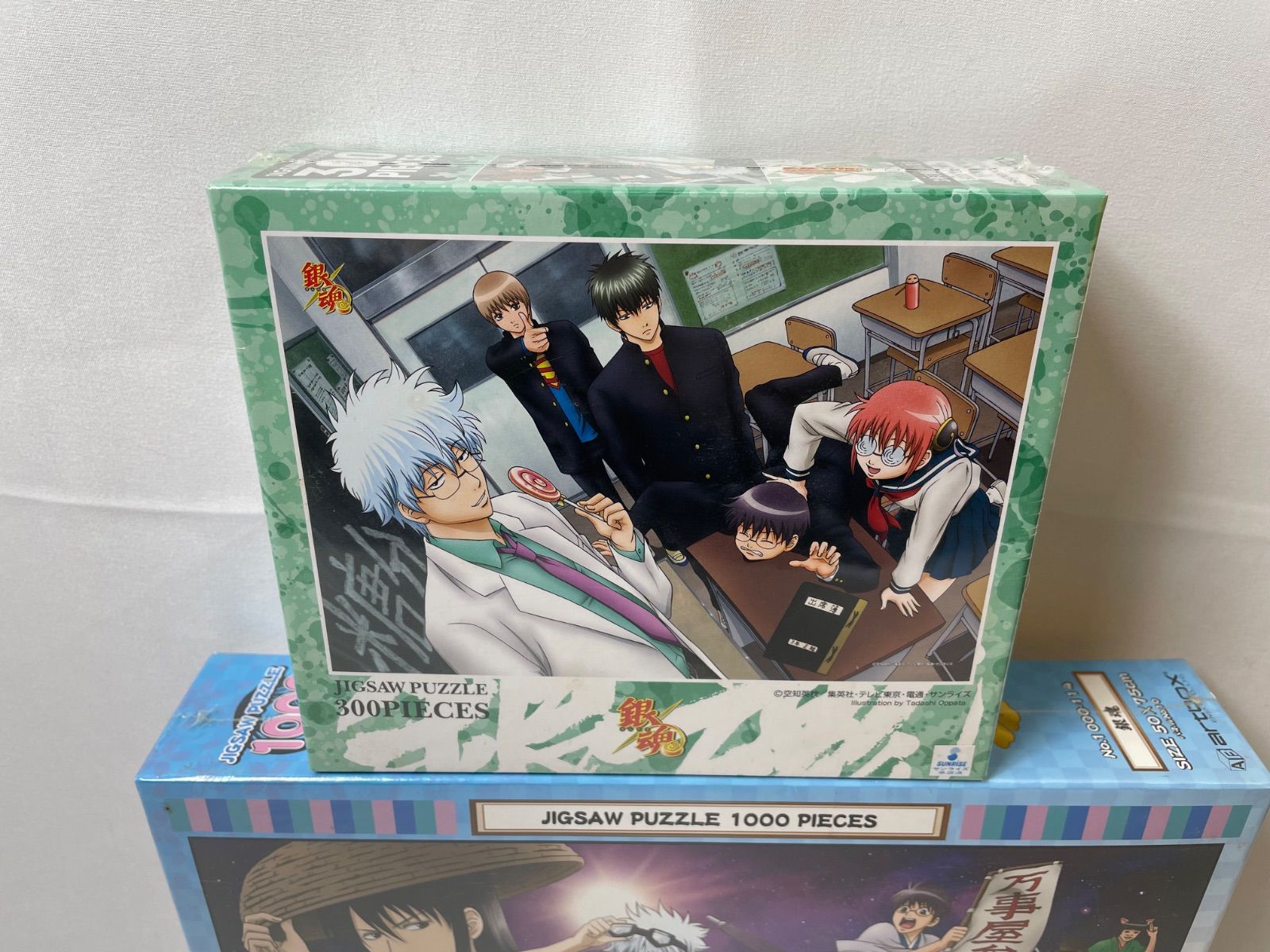未開封　Jigsaw Puzzle ジグソーパズル　大量　まとめ売り A2334・銀魂 未開封 ジグソーパズル 1000p 300p 2個セット ※箱色あせ