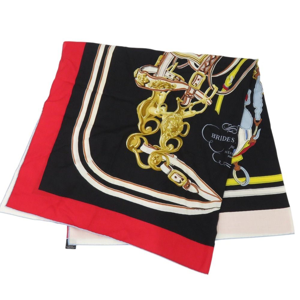 新品同様 エルメス カレ140 カレジェアン ブリッド ドゥ ガラ