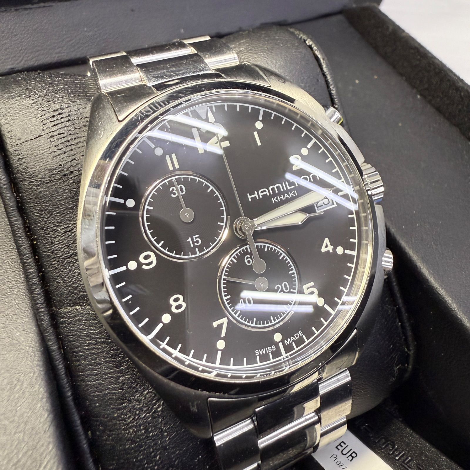 ✨美品✨HAMILTON ハミルトン H776820 クォーツ クロノグラフ ☆ハミルトン クロノグラフ☆H765120 HAMILTON メンズ 腕時計 クオーツ