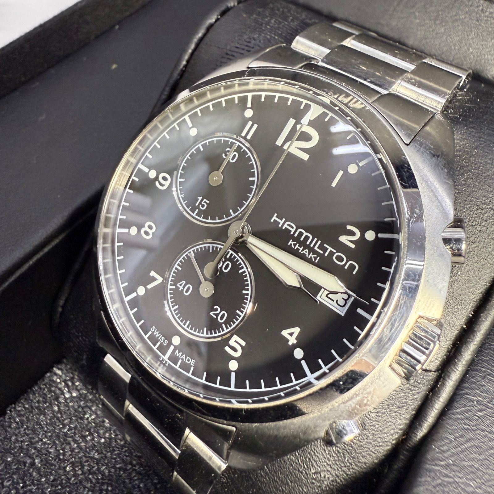 ☆ハミルトン クロノグラフ☆H765120 HAMILTON メンズ 腕時計 クオーツ