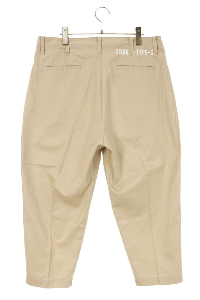 シークエル 24SS SQ-24SS-PT-05 ロゴプリントロングパンツ メンズ L