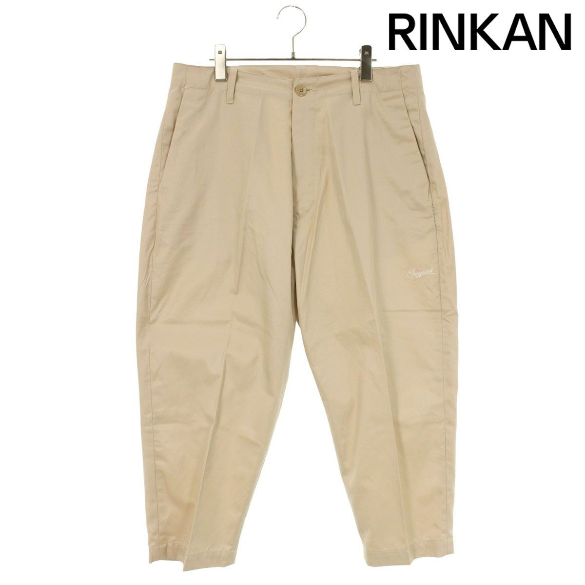 シークエル 24SS SQ-24SS-PT-05 ロゴプリントロングパンツ メンズ L