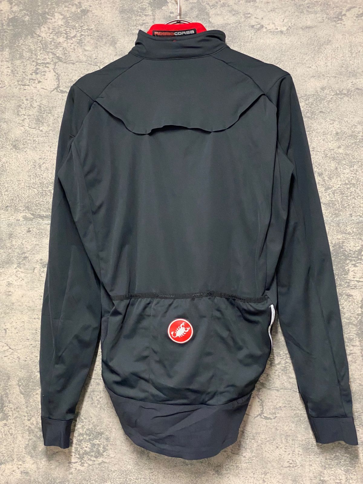 美品 CASTELLI カステリ ロッソコルサ サイクルジャケット ブルゾン JJ386 カステリ CASTELLI ロッソコルサ ROSSO CORSA perfetto 長袖