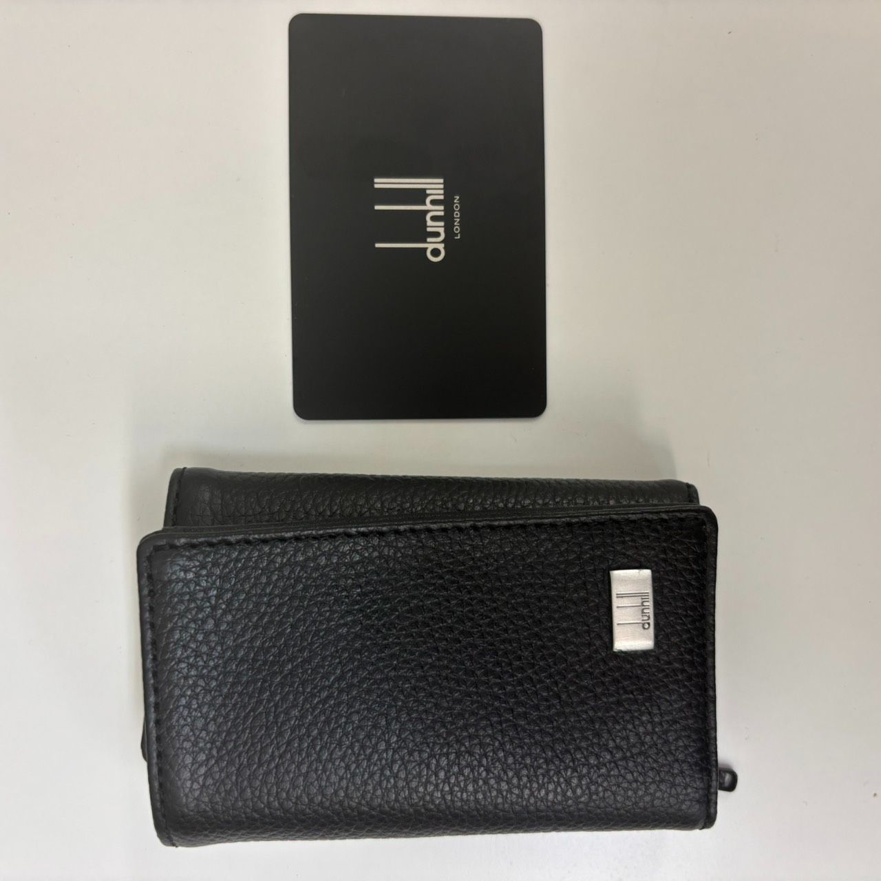E【中古】dunhill ダンヒル キーケース 6連 札入れ レザー 箱付き