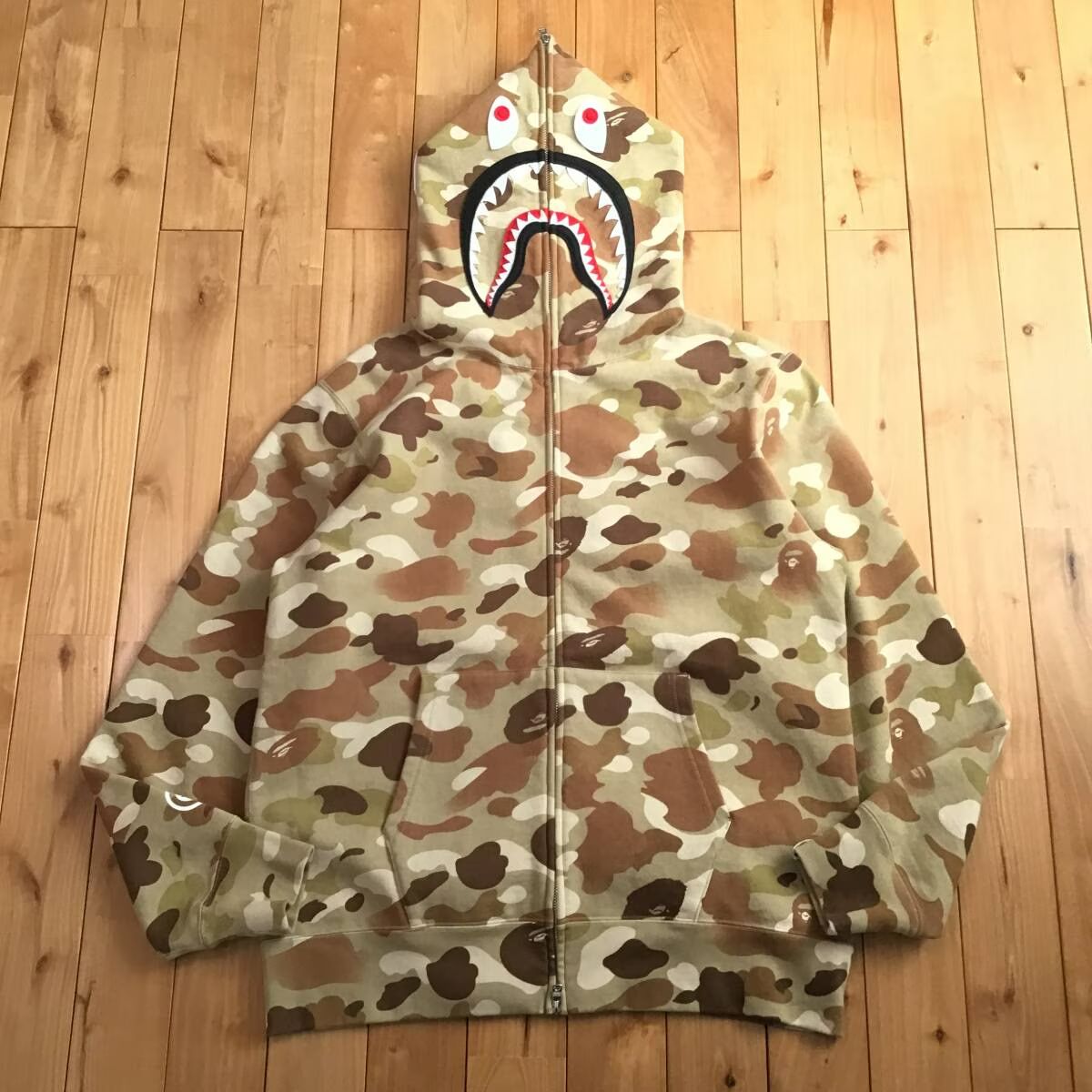 ☆XL☆ Gradation Camo シャーク パーカー shark full zip hoodie a 