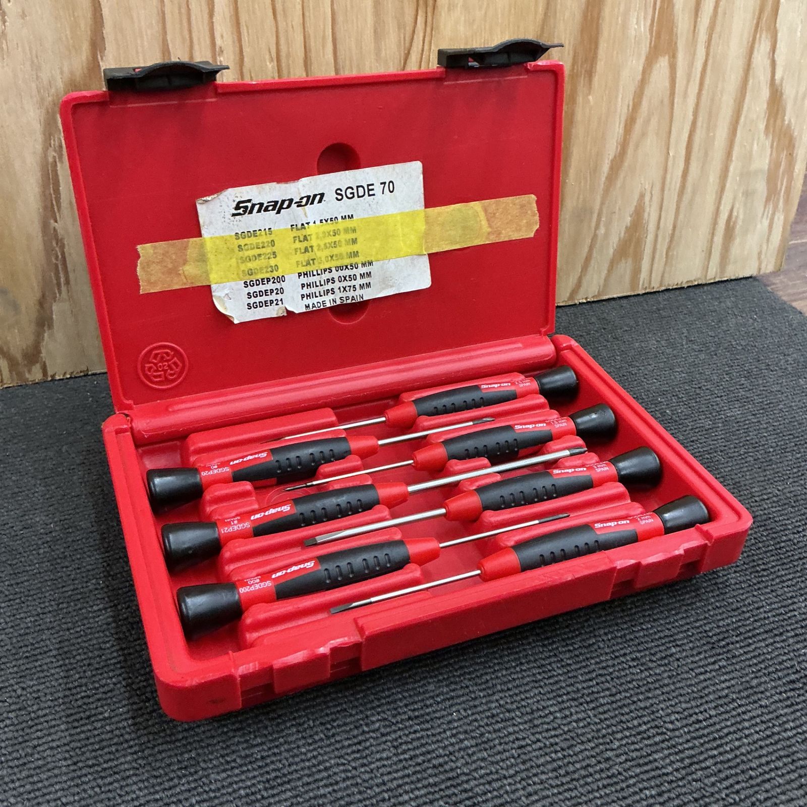 ◇スナップオン(Snap-On) 精密ドライバーセット SGDE70ESD 【中古 