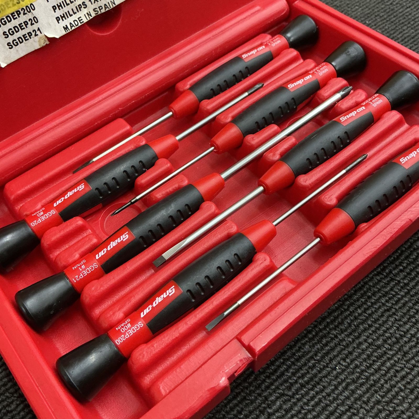 ◇スナップオン(Snap-On) 精密ドライバーセット SGDE70ESD 【中古 