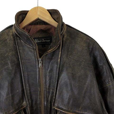 【Wind Armor】 ウインドアーマー G-1 レザー フライトジャケット 中古・古着通販】Wind Armor (ウィンドアーマー) G1レザージャケット