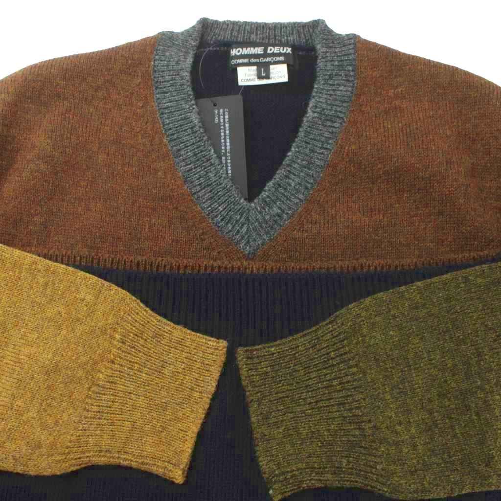 コムデギャルソン オム ダークブラウン ニット COMME des GARCONS HOMME / コムデギャルソン オム 80s タートルネック