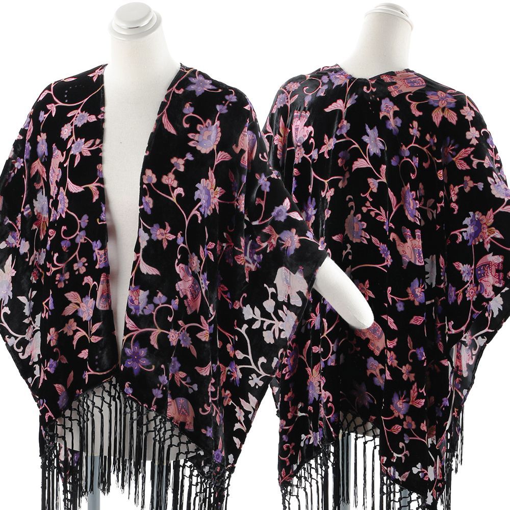 婦人用ショール 京都老舗 岡重 OKAJIMA ブランド シルクベルベット