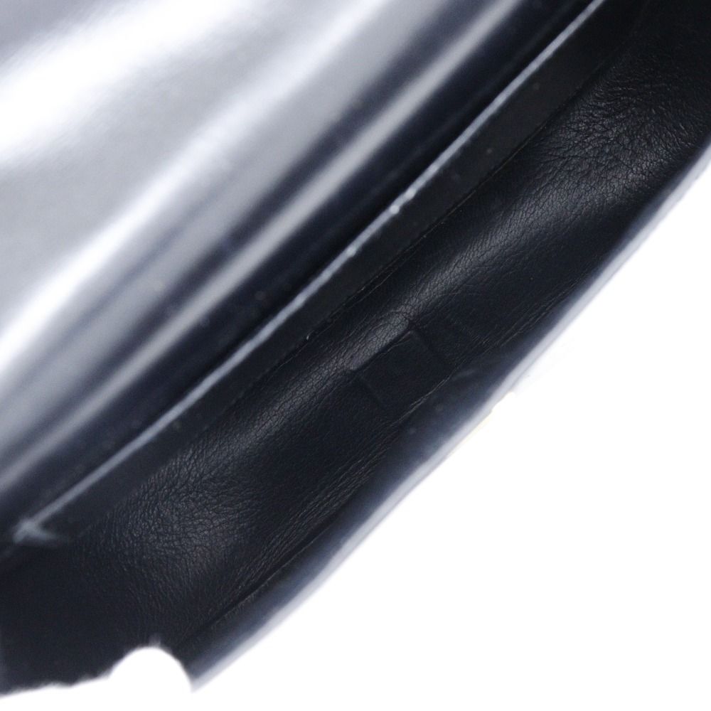 HERMES】エルメス ダブルH ヴィンテージ カーフ 黒/ゴールド金具 〇M