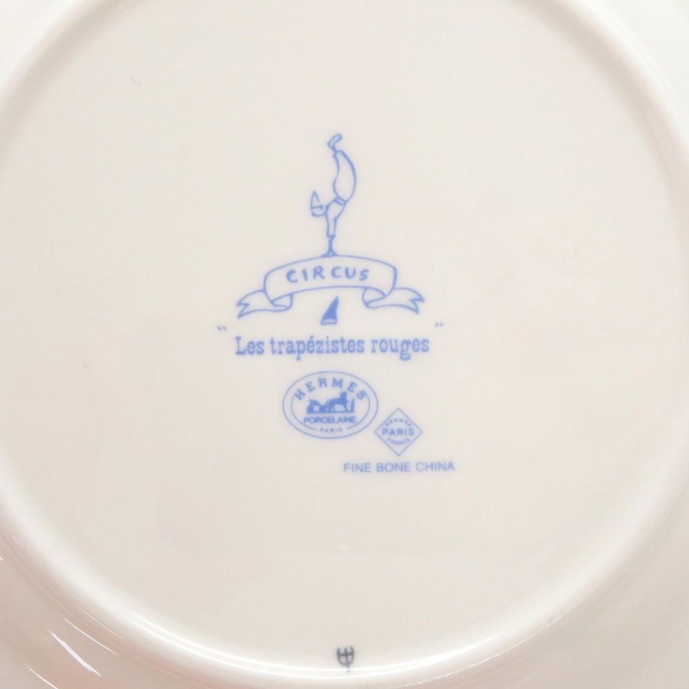 新品同様 エルメス ケーキプレート サーカス CIRCUS Les trapezistes