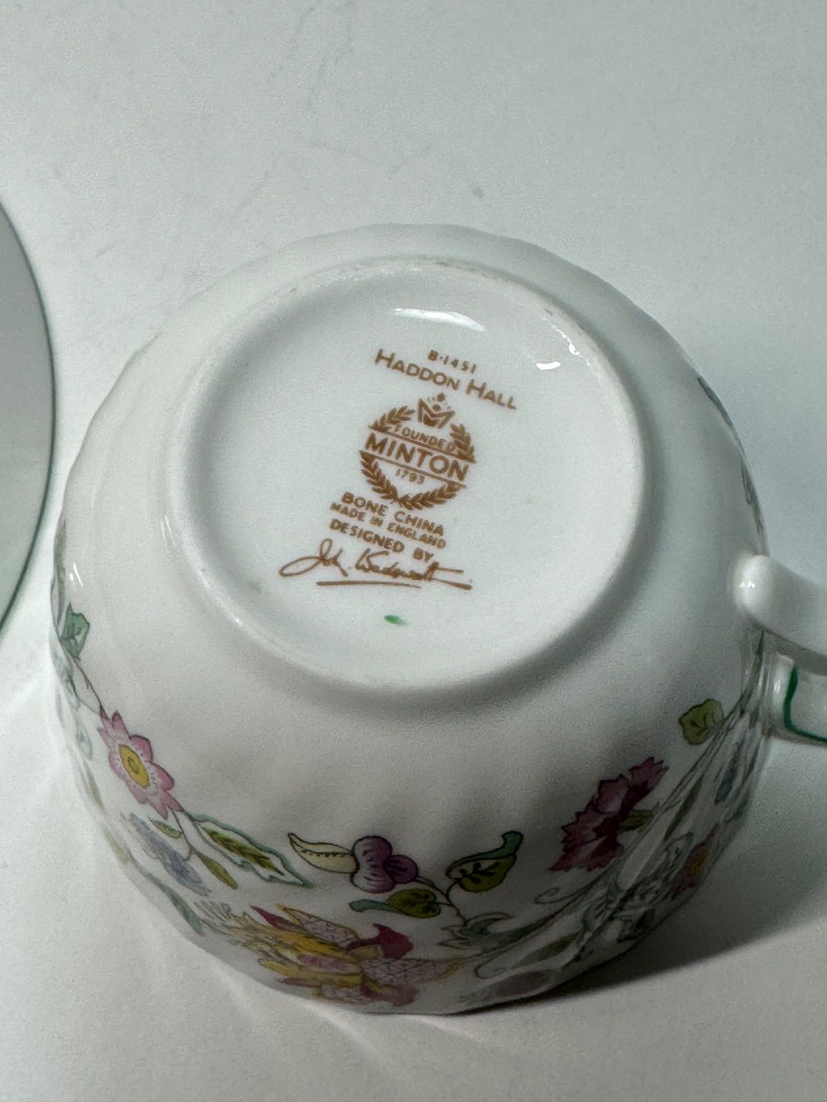 MINTON ミントン 「ハドンホール(Haddon Hall)」 カップ&ソーサー