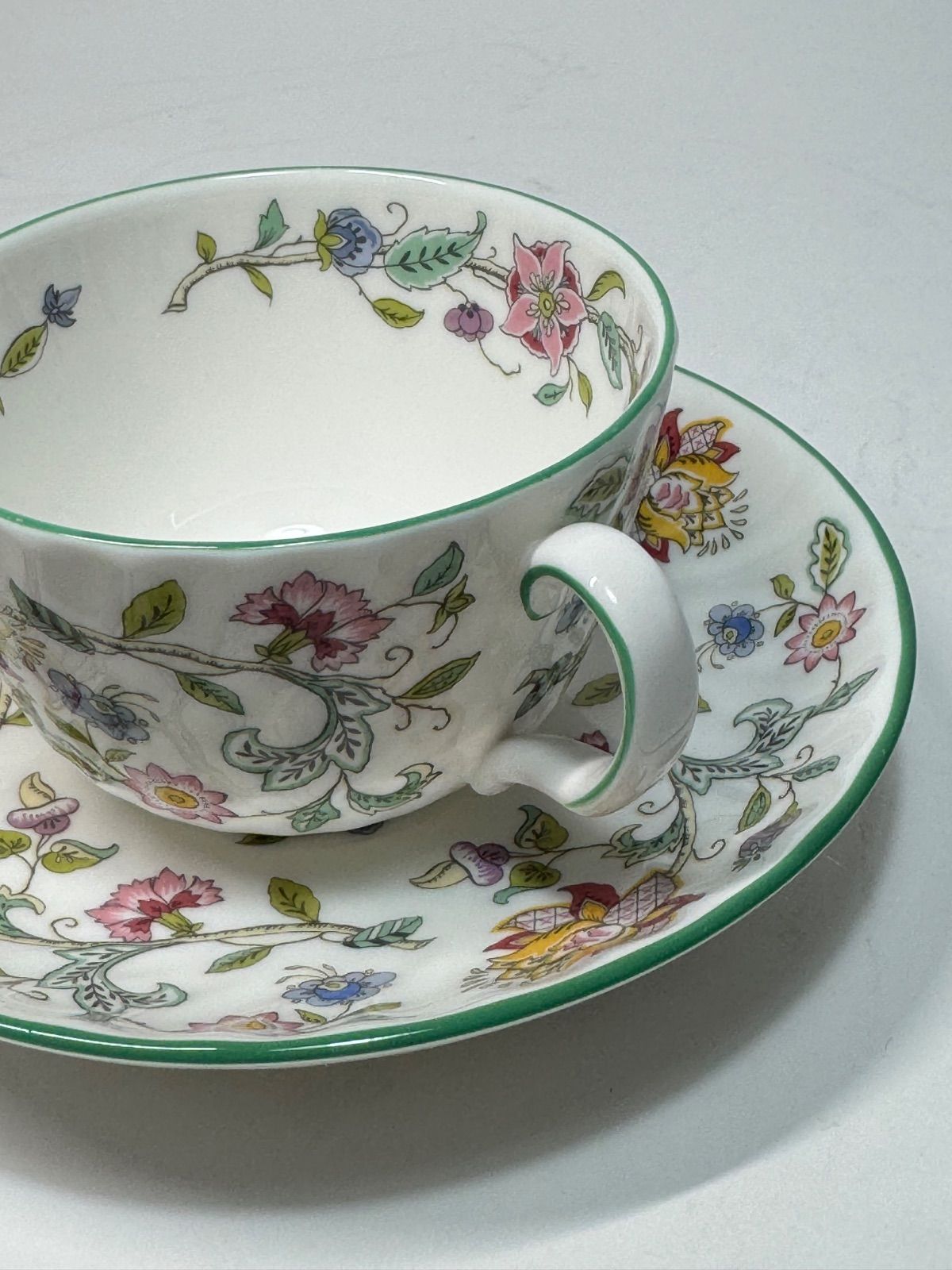 ミントン ハドンホール カップ＆ソーサー プレート まとめ売り 30点 MINTON（ミントン） ハドンホール グリーン カップ＆ソーサー＆20cm