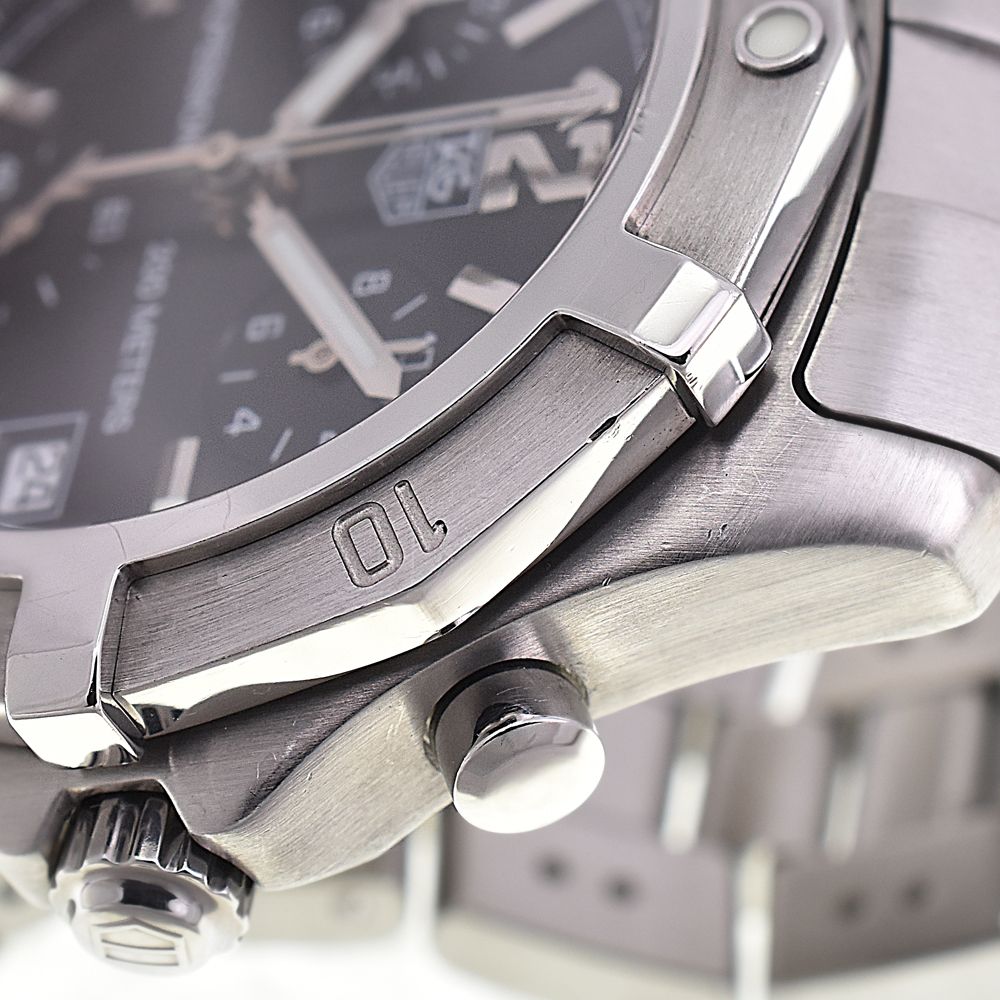 美品　希少　タグホイヤー　エクスクルーシブ CN1110 黒文字盤　クロノグラフ 楽天市場】【TAG HEUER】タグホイヤー エクスクルーシブ クロノ CN1110