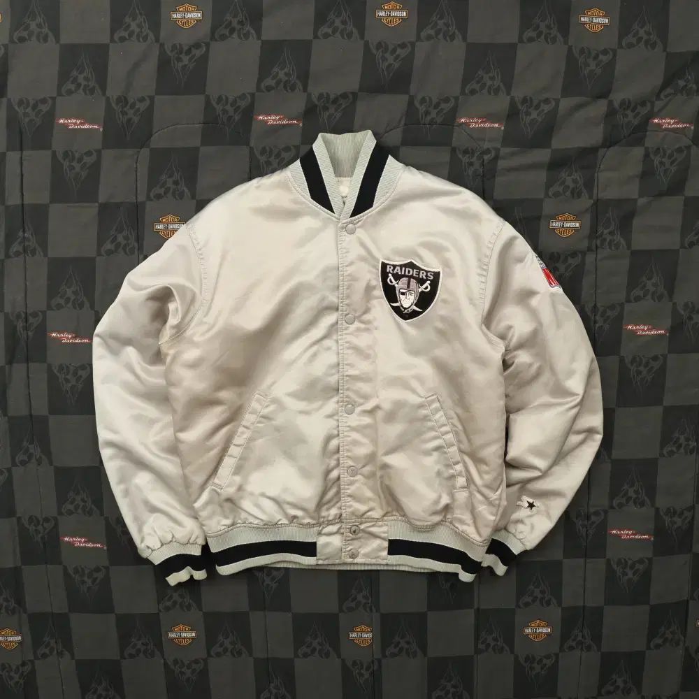 90S STARTER オークランド レイダース スタジアム ジャケット L B18