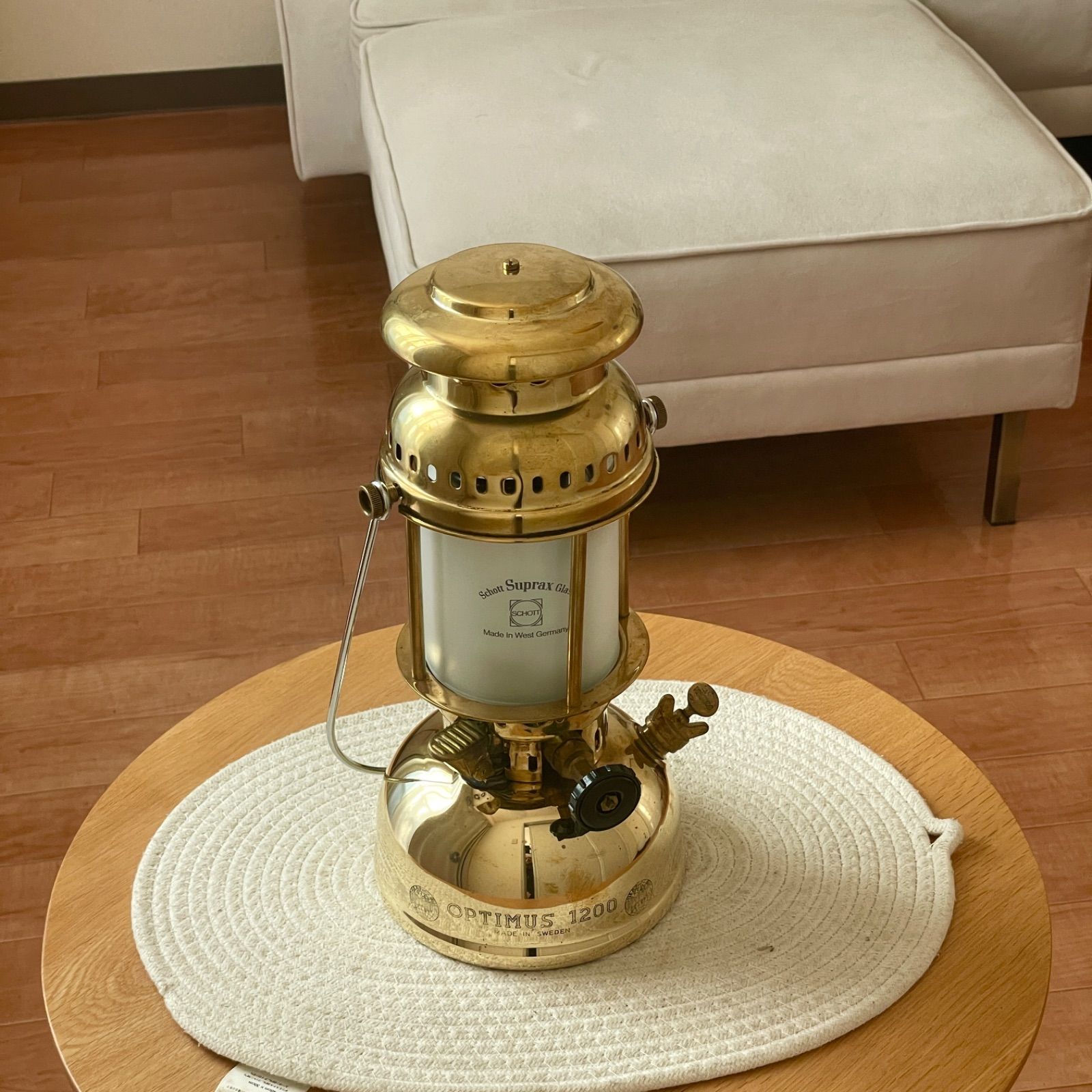 現品限り！】オプティマス OPTIMUS 1200 ケロシンランタン ブラス仕様