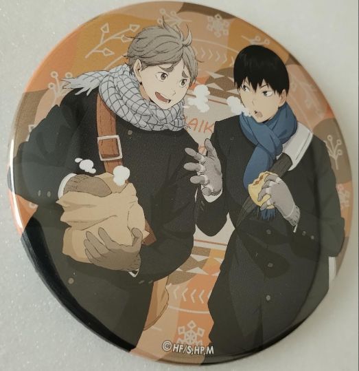e#️⃣ハイキュー#️⃣ 菅原孝支 & 影山飛雄 買い食い 缶バッジ - メルカリ