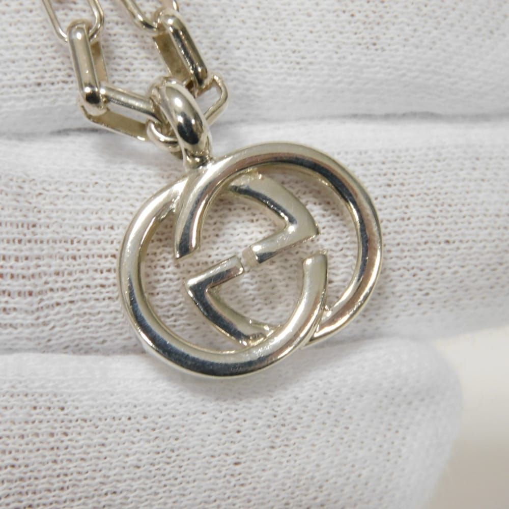 GUCCI グッチ インターロッキングG GG ペンダントトップ チェーン