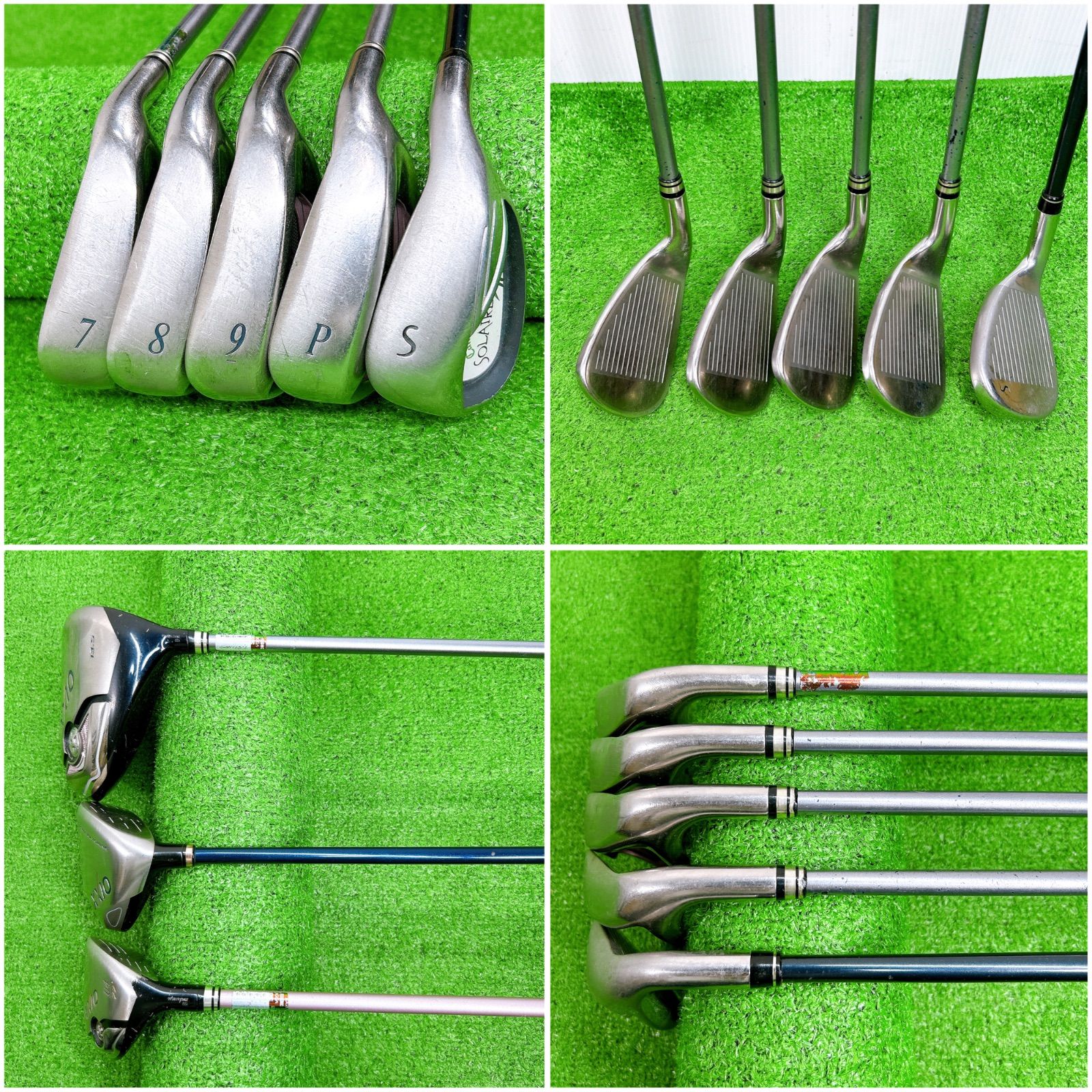 大人気 ゼクシオ 7代目等 レディース クラブセット 8本 L キャロウェイ