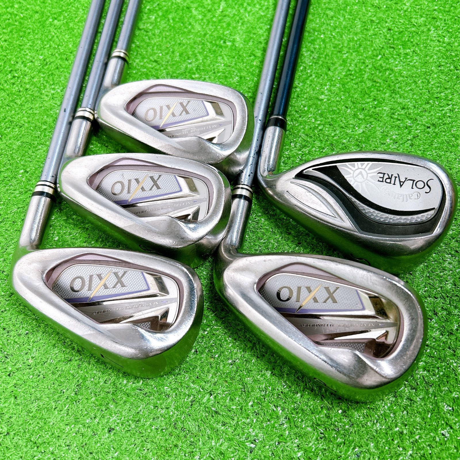 大人気 ゼクシオ 7代目等 レディース クラブセット 8本 L キャロウェイ