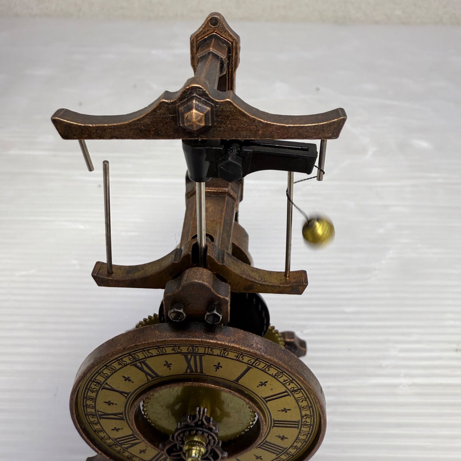 ☆ギルドクロック GUILDCLOCK☆からくり時計 ぜんまい式 振り子 置時計