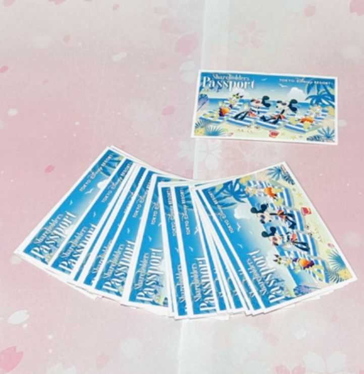 ★東京ディズニーリゾートパスポート×1枚　株主優待券★ 使用済み 東京ディズニーリゾート パスポート 株主優待券 100枚セット