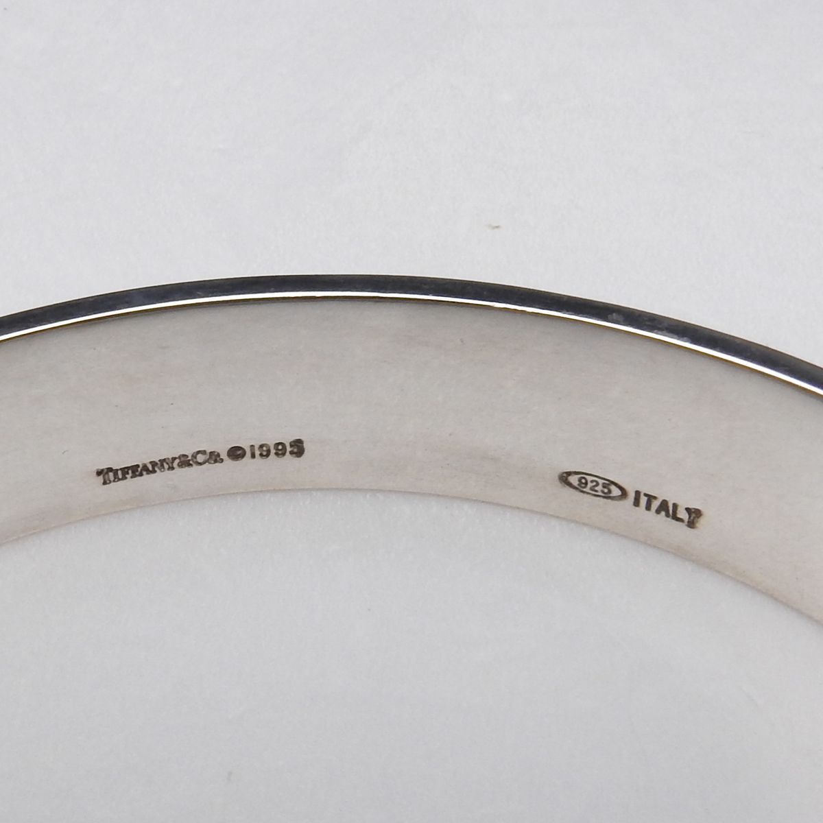 希少品 TIFFANY&CO. ティファニー アトラス ワイドバングル SV925