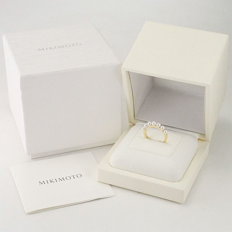 Mikimoto PR-1426K シンプルパールリング MIKIMOTO】高品質の洒落感パールがプライス以上◎日本の誇る上品さを身
