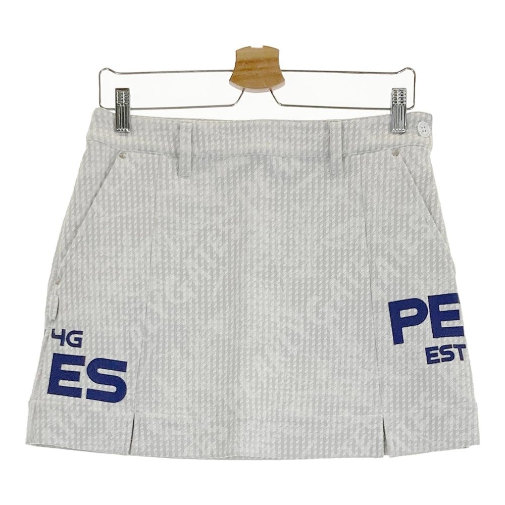 【新品未使用】PEARLY GATES ロゴプリントスカート　サイズ１ サイズ：1 PEARLY GATES パーリーゲイツ 2024年 スカート ロゴプリント