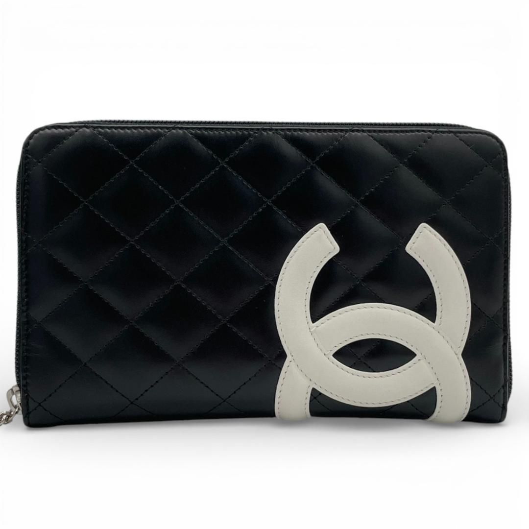 新品未使用】シャネル CHANEL マトラッセ カンボン ラウンドファスナー