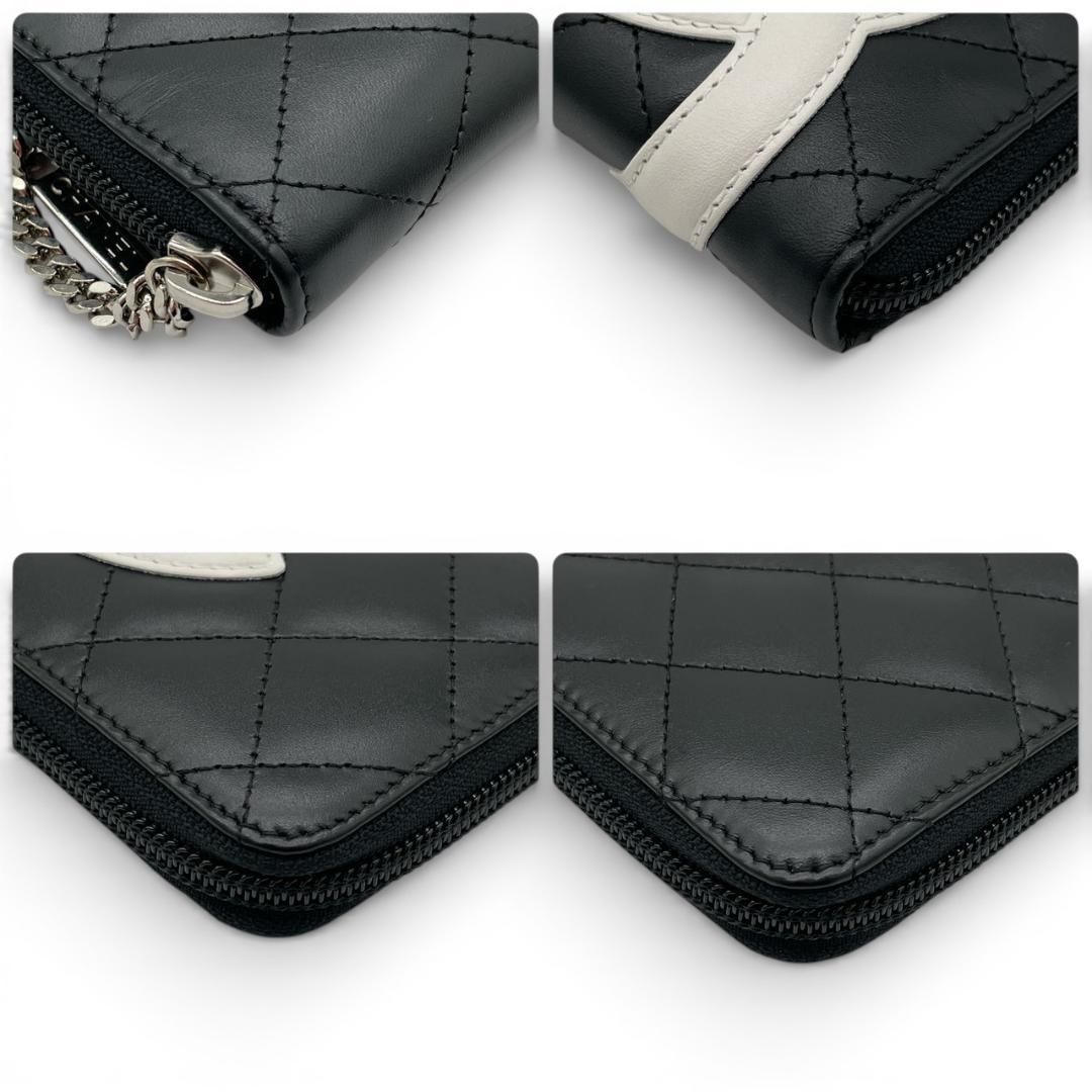 新品未使用】シャネル CHANEL マトラッセ カンボン ラウンドファスナー