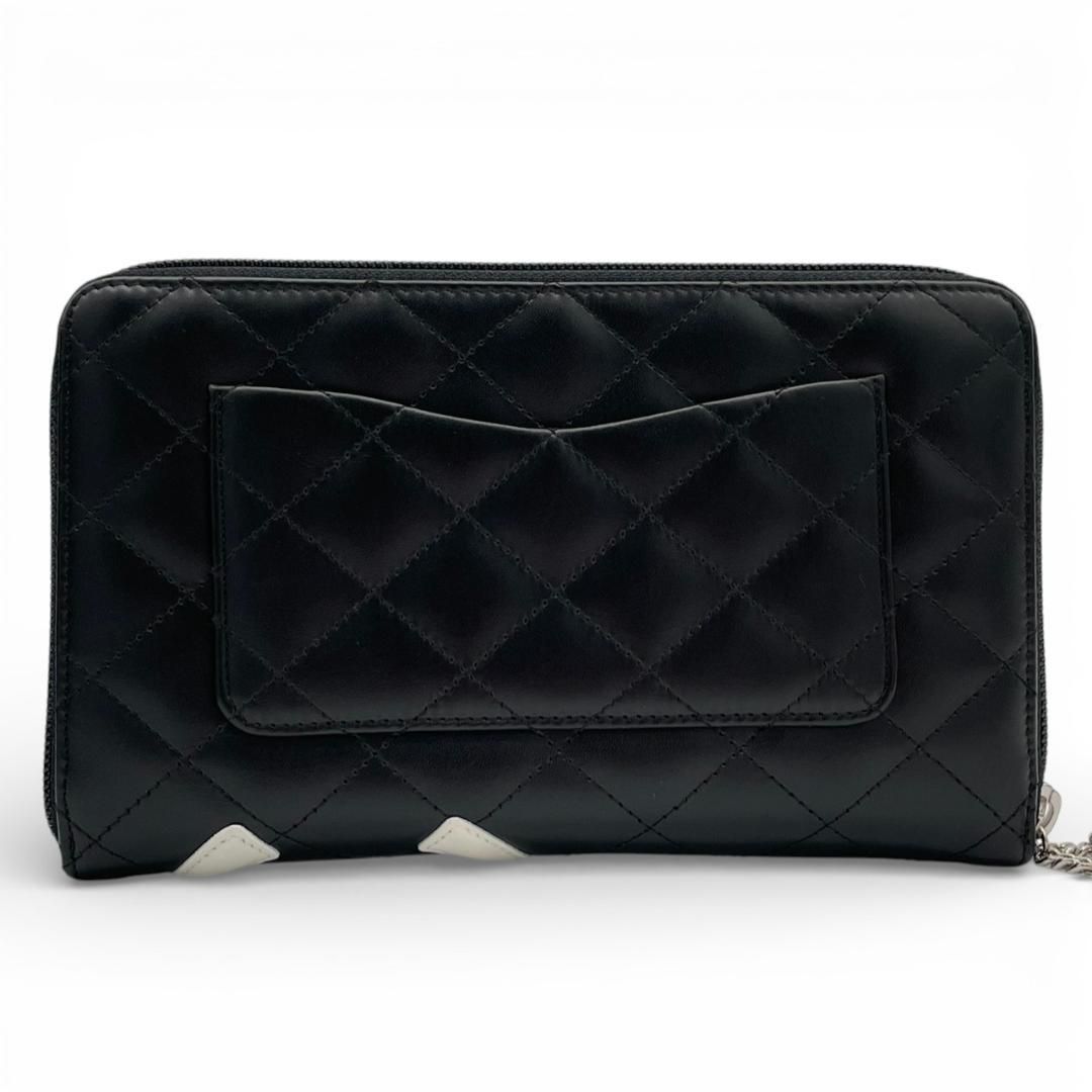 CHANEL マトラッセ カンボンライン　ラウンドファスナー オーガナイザー CHANEL カンボンライン マトラッセ ラウンドジップ オーガナイザー