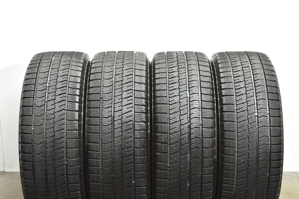 バリ溝スタッドレス付き】WAREN 16in 6.5J+48 PCD100 ブリヂストン