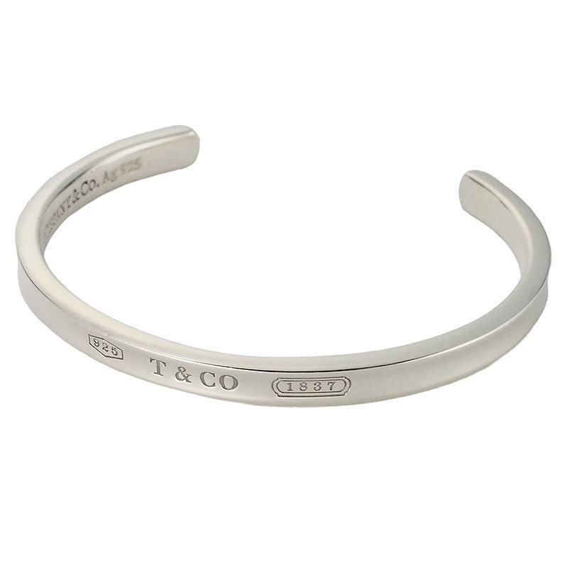 【美品】Tiffany ティファニー ナロー カフ ワイド バングル SV925 TIFFANY ティファニー 1837 ナロー カフ バングル SV925 - メルカリ