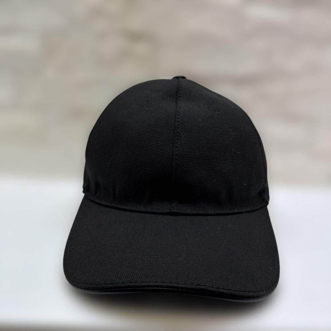 S00151 GUCCI グッチ ブラック 黒色 キャップ グッチストライプ付き