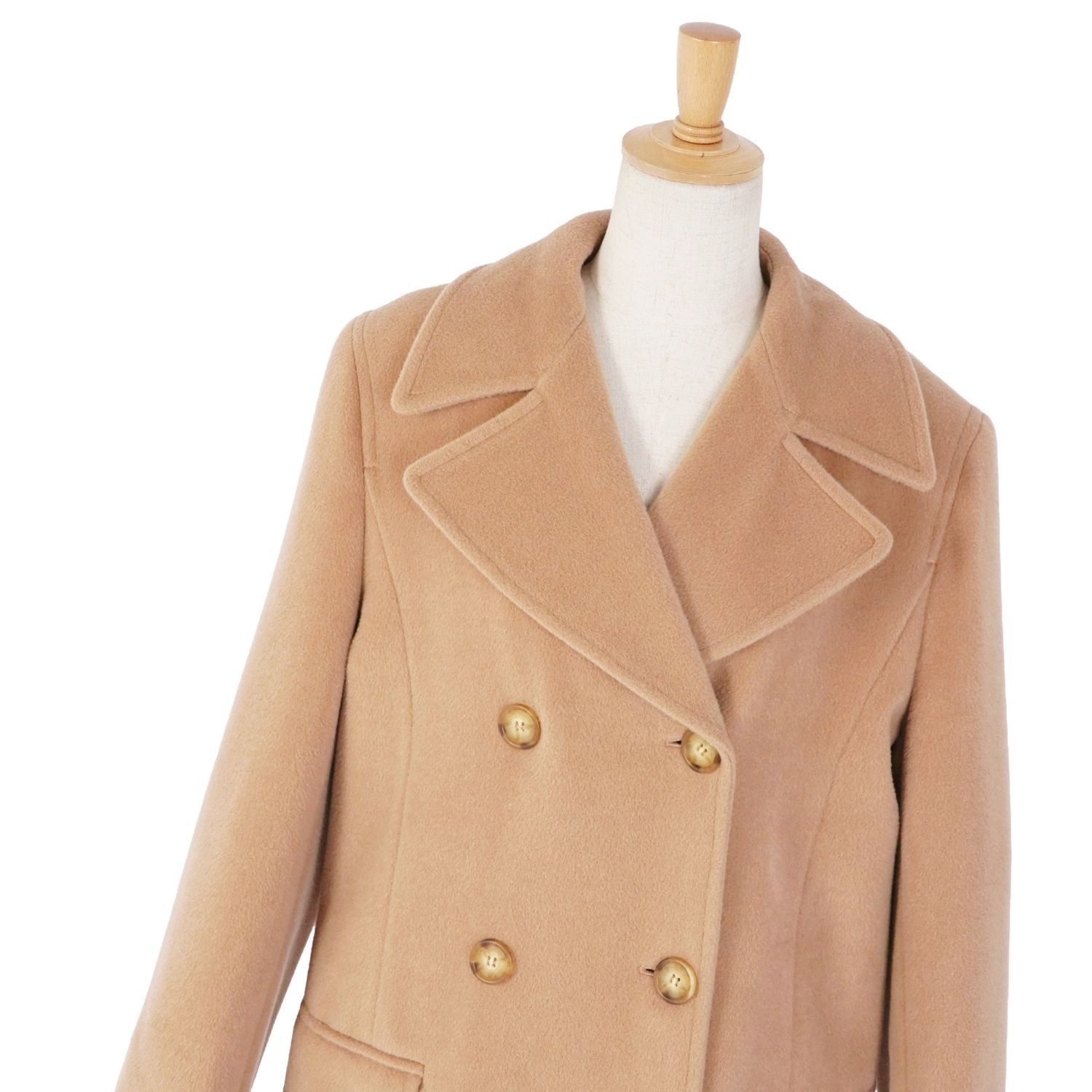 極美品 マックスマーラ Max Mara ロングコート チェスターコート