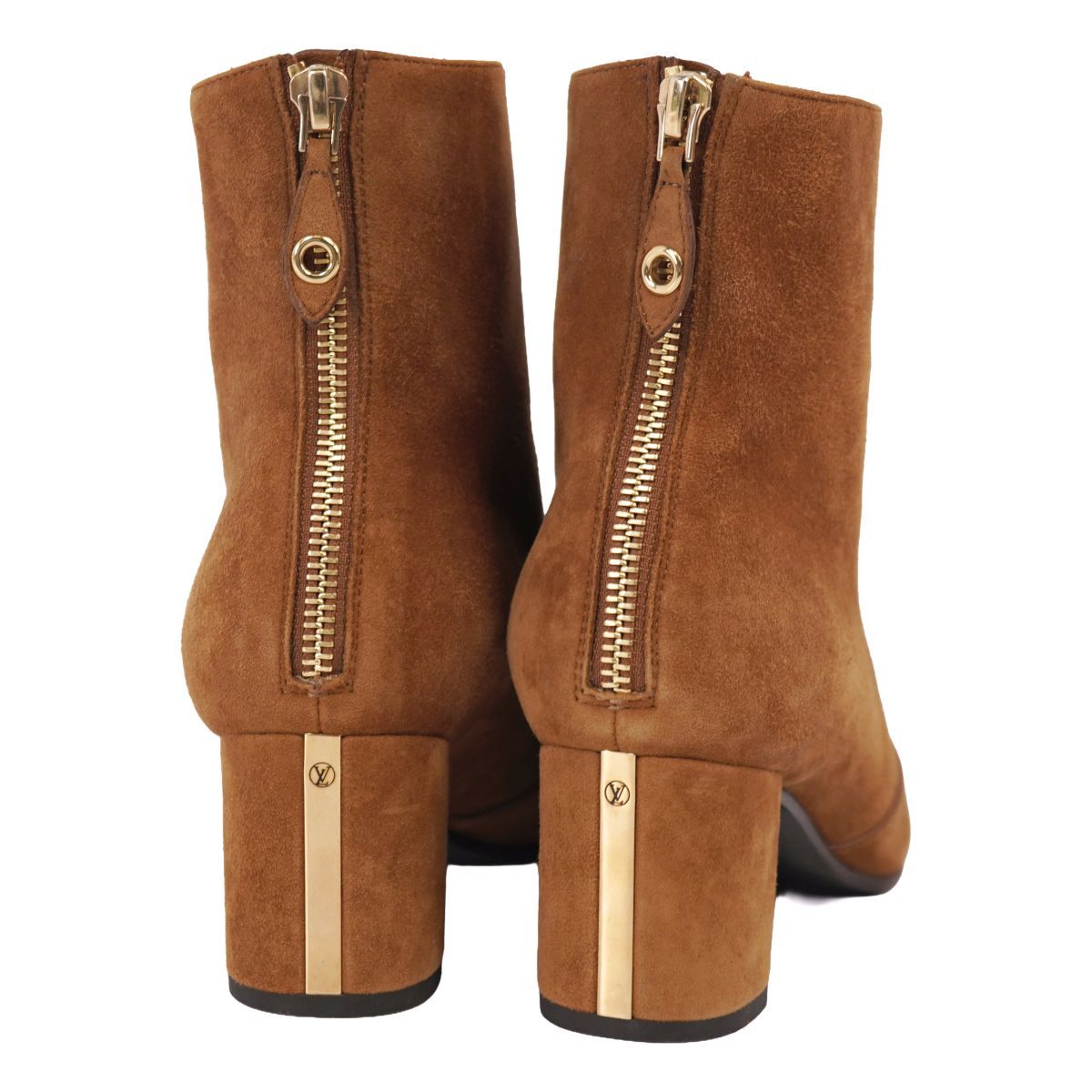 美品 ルイヴィトン LOUIS VUITTON ブーツ ショートブーツ スウェー