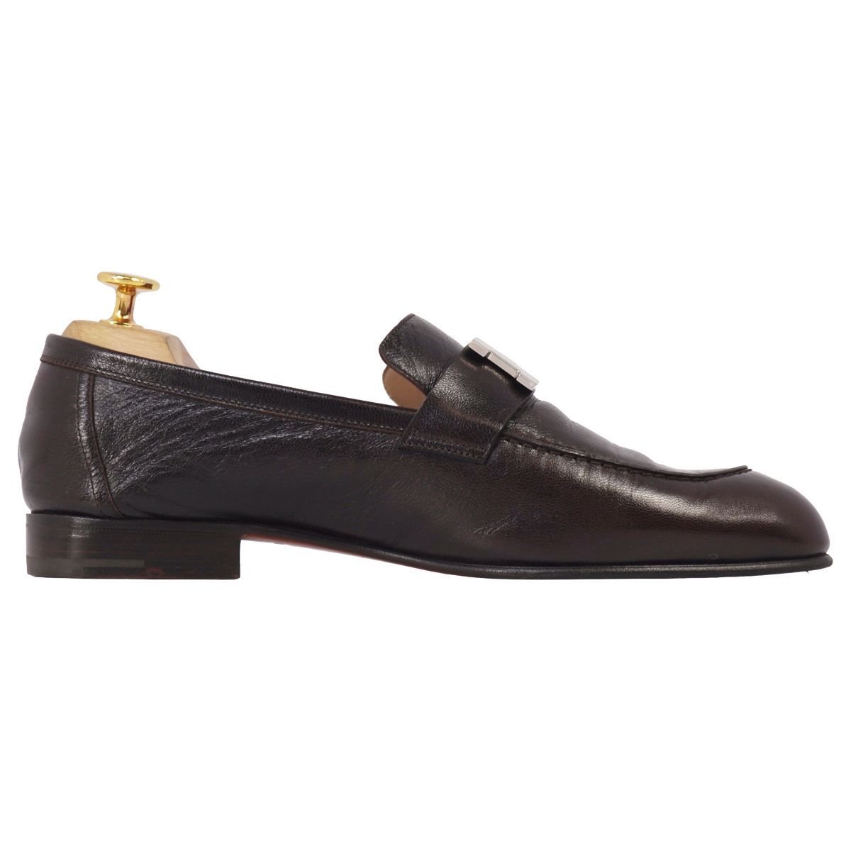 美品 エルメス HERMES ローファー モカシン PARIS パリ コンスタン