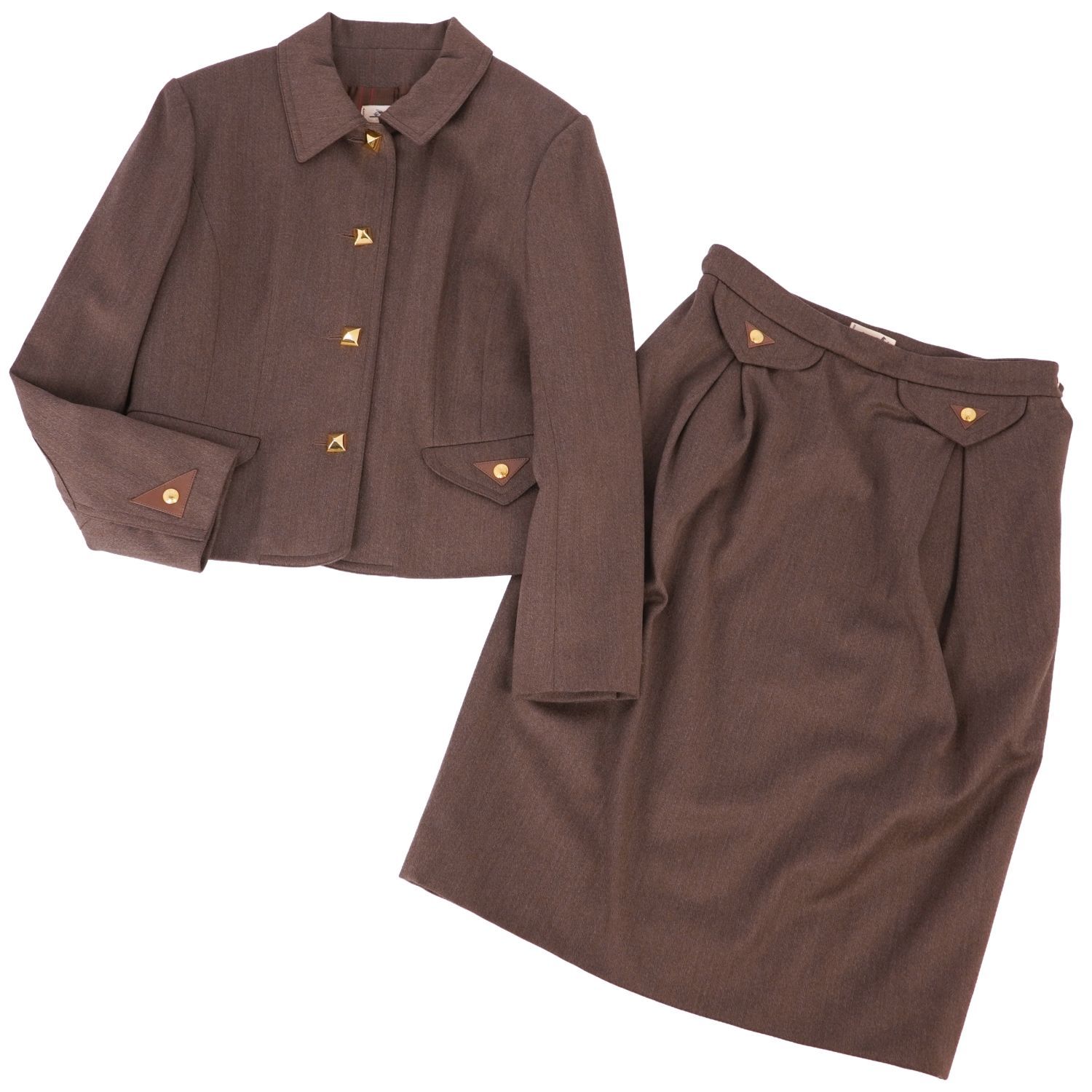 HERMES セットアップ　ジャケット　スカート　スーツ　ヴィンテージ 1835371915.jpg?1677749517