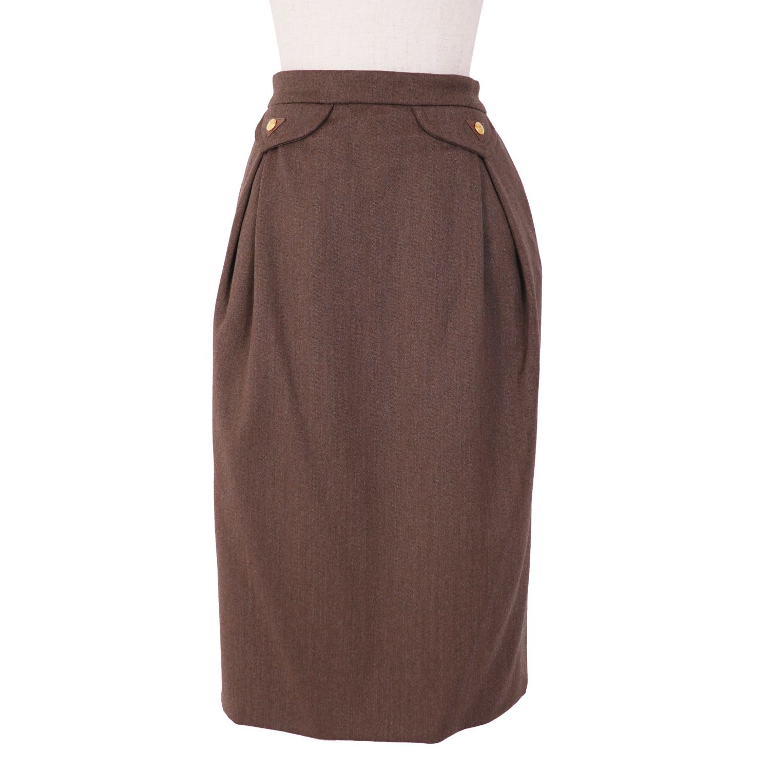 極美品 Vintage エルメス HERMES セットアップ スカートスーツ ジ