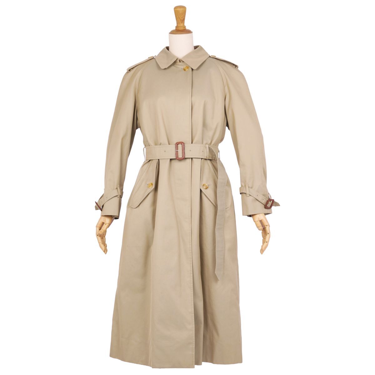 【Burberry】ヴィンテージ バーバリー ロングコート ベルト/ライナー付き Burberry】ヴィンテージ バーバリー ロングコート ベルト/ライナー付き