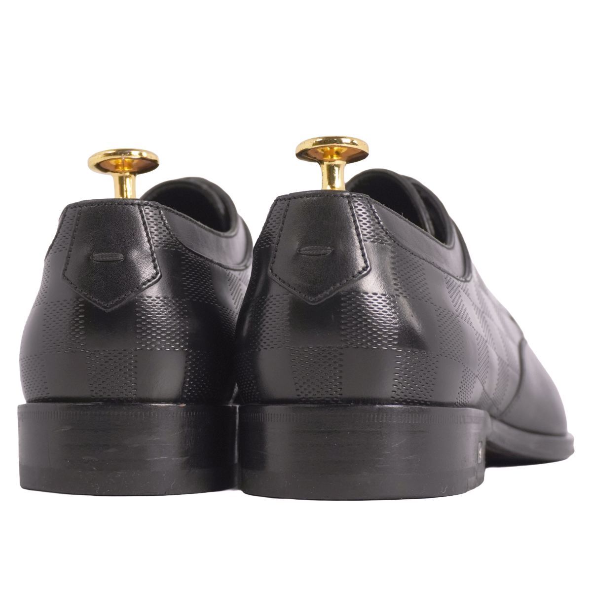 美品　ルイヴィトン　LOUIS VUITTON　革靴　レザードレスシューズ　5 LOUIS VUITTON（ルイ・ヴィトン） 超美品 現行ロゴ スクエアトゥ