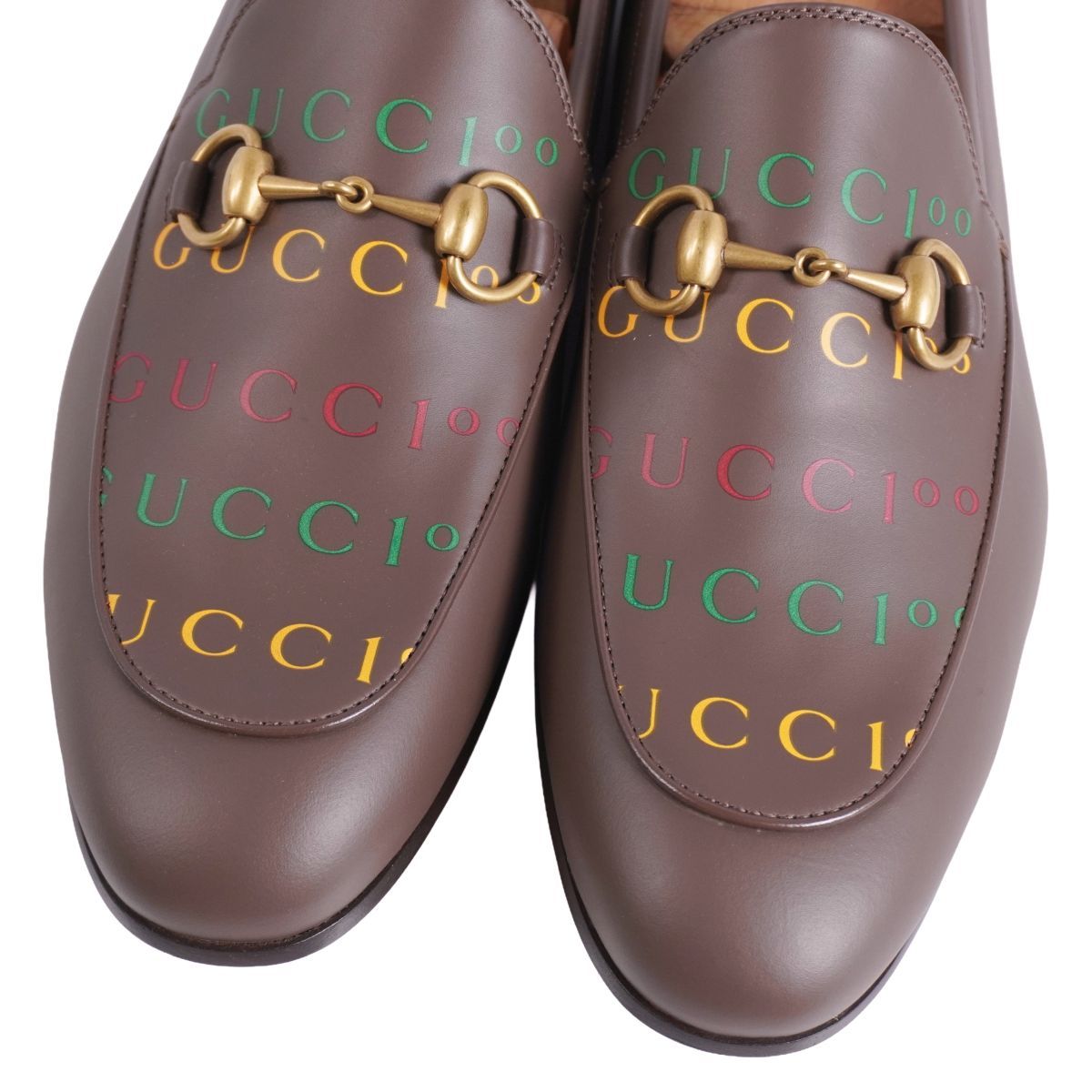 未使用 グッチ GUCCI ローファー モカシン 100周年記念モデル ホースビ