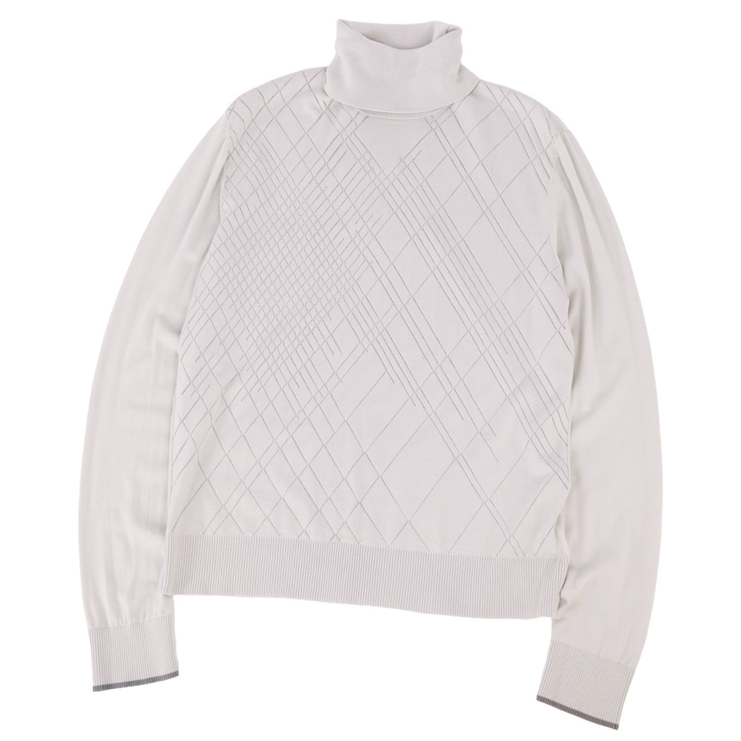 エルメス HERMES　総柄　タートルネック　長袖　Sサイズ エルメス HERMES 総柄 タートルネック 長袖 Sサイズ エルメス HERMES