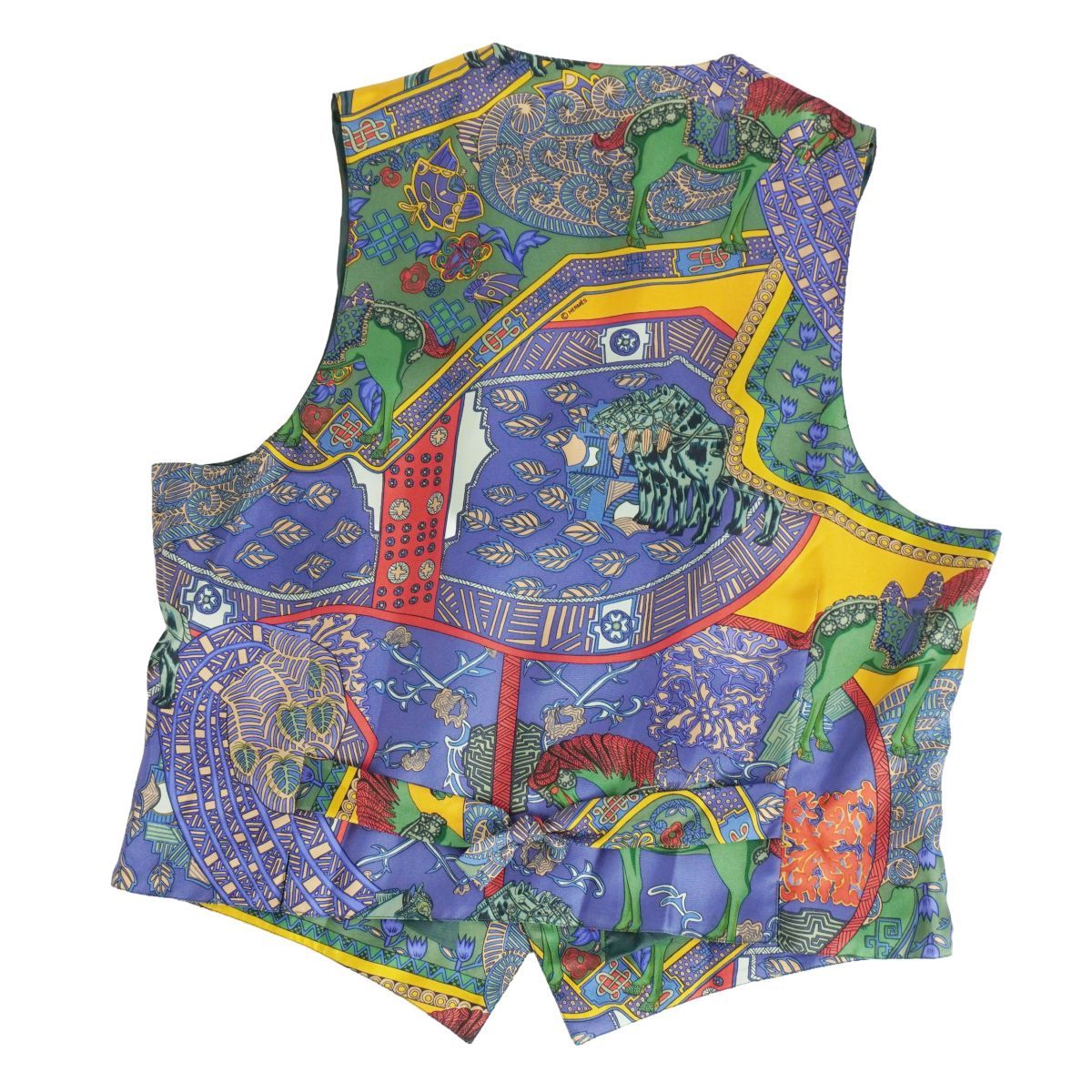 エルメス シルク ジレ 総柄 ヴィンテージ ベスト 46サイズ エルメス シルク ジレ 総柄 ヴィンテージ ベスト 46サイズ - メルカリ