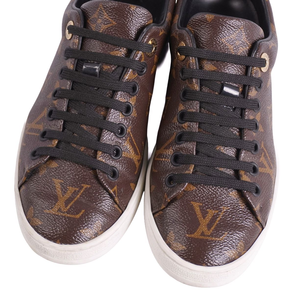 美品 ルイヴィトン LOUIS VUITTON スニーカー フロントロー ライン