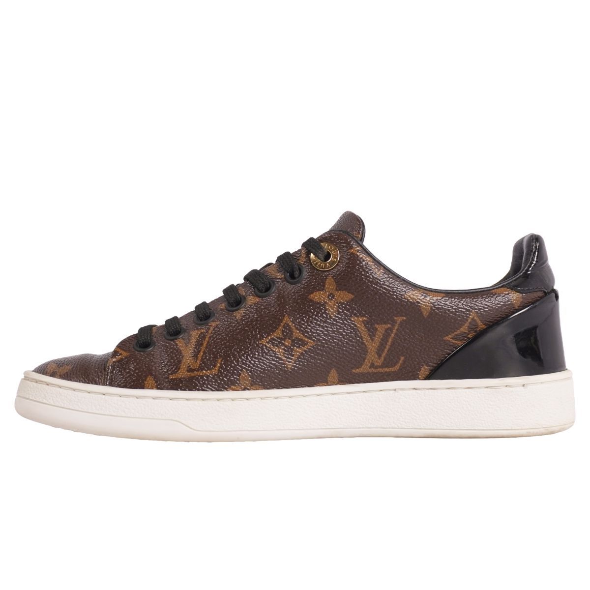 美品 ルイヴィトン LOUIS VUITTON スニーカー フロントロー ライン 
